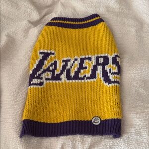 Yellow and Purple Lakers Knit Sweater Little Beast